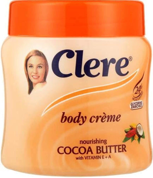 CLERE Nourishing Cocoa Butter Body Cream, 300ml