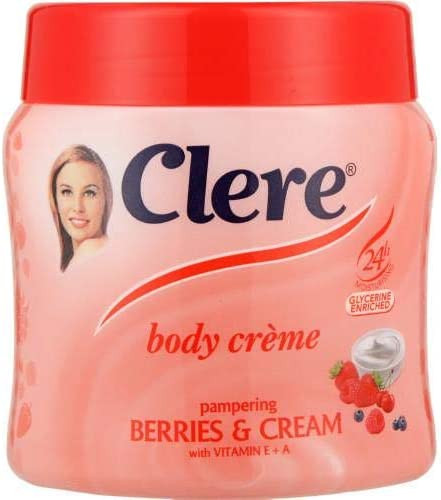 Clere Pampering Berries & cream Body Cream 300ml