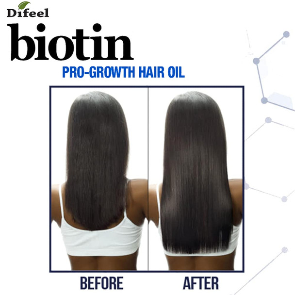 Difeel Premium Biotin Hair Oil 7.1 oz. (Pack of 2)