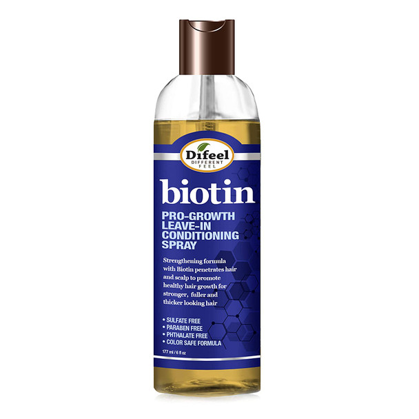 Difeel Pro-Growth Biotin Leave in Conditioning Spray 6 oz. - Hair Loss Leave in Treatment