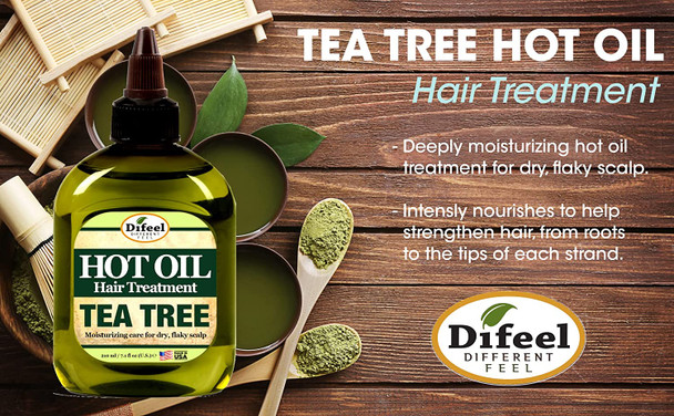 Difeel Tea Tree Hot Oil Treatment 7.1 oz.