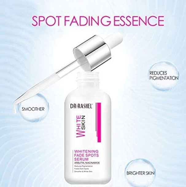 Dr Rashel Fade Dark Spots Face Serum - Reduces Pigmentation Smoother and Clear Skin - 1.69 oz