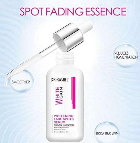 Dr Rashel Fade Dark Spots Face Serum - Reduces Pigmentation Smoother and Clear Skin - 1.69 oz