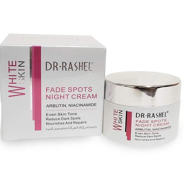 Dr Rashel Fade Spots Night Cream , Reduce Dark Spots , Moisturizers , Nourishes and Repairs Skin , Size 1.76 oz Jar