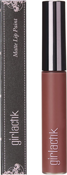 Girlactik USa. Matte Lip Liquid In Cool Mauve Shade. Longwear, Pigmented & Non-Drying Lipstick. -Playful