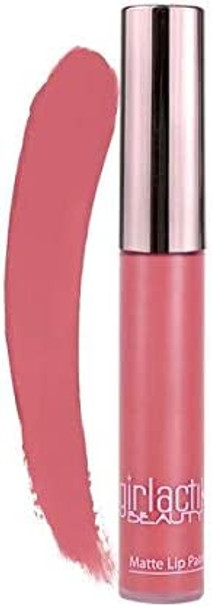 Girlactik Usa. Matte Lip Liquid In Pink Shade. Longwear, Pigmented & Non-Drying Lipstick. -Shasha