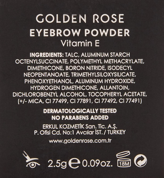 Golden Rose Eyebrow Powder No: 106