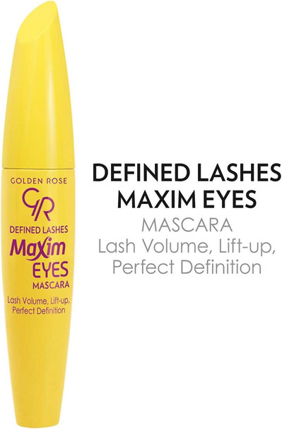 Golden Rose Defined Lashes Maxim Eyes Mascara Black