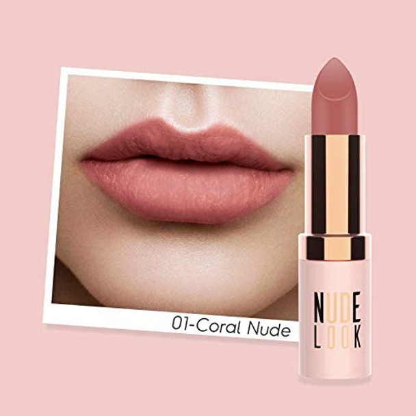 Golden Rose Perfect Matte Lipstick (Coral Nude)