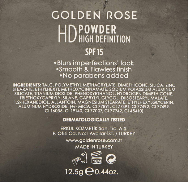 Golden Rose HD Powder High Definition No: 204
