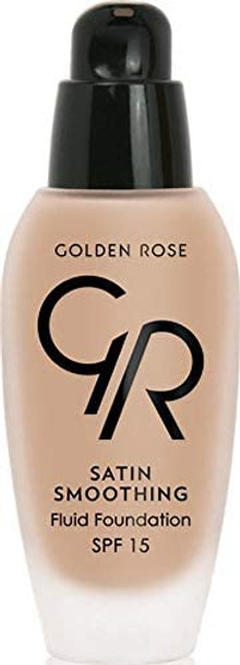 Golden Rose Stain Smoothing Fluid Foundation 34 Light Brown Color with SPF 15
