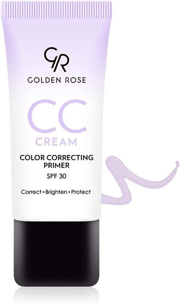 Golden Rose Cc Cream Color Correcting Primer Violet Color With Spf 30