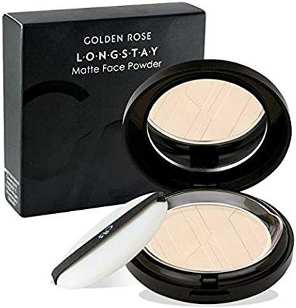 Golden Rose Long Stay Matte Face Powder with SPF 15