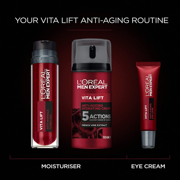 L'Oreal Paris Men Expert Vita Lift 5 Daily Moisturiser 50ml, 1.7 Fl Oz