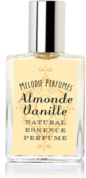 Melodie Perfumes Almond Vanille Natural Perfume for Women. Almond Vanilla Essential Oil Fragrance. Rollerball 15 ml