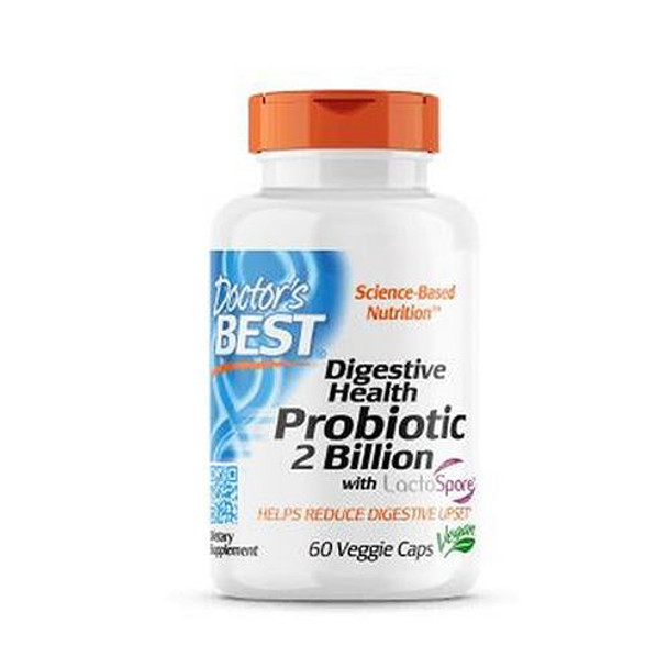 Doctor'S Best Digestive Health Probiotic 2 Billion 60 Veg Caps