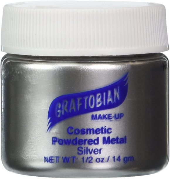 Graftobian Powdered Metal - Silver (0.5 oz)
