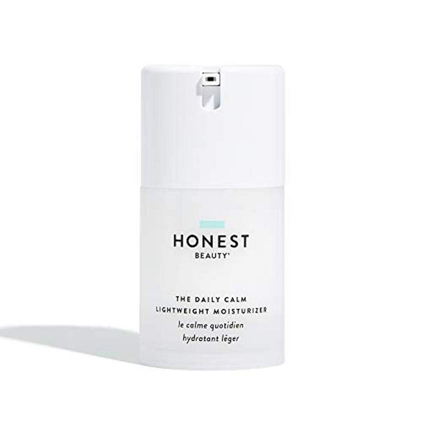 Honest Beauty The Daily Calm Lightweight Moisturizer | Vegan | Calms Redness + Irritation | Hypoallergenic, Dermatologist Approved & Cruelty Free | 1.7 fl. oz.