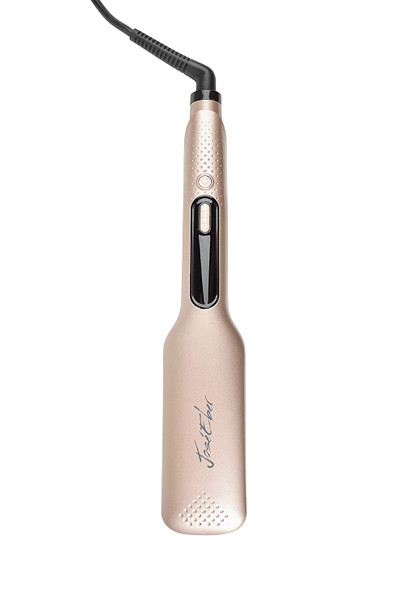 Jose Eber 2" Flat Iron, Straightener, Curls or Straightens, Dual Voltage, Gold, Champagne