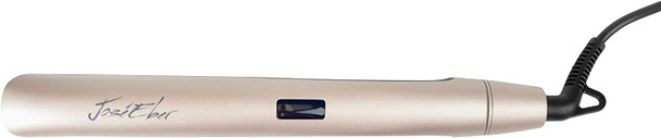 Jose Eber The Curve, 1.5" Flat Iron, Champagne, Dual Voltage Straightener, Worldwide 110-240V.