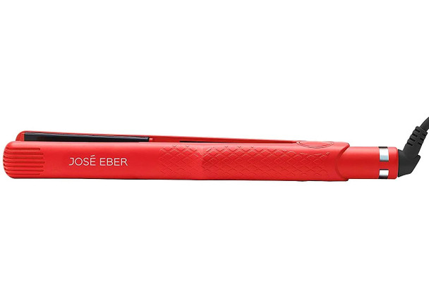 Jose Eber Flat Hair Straightener, Flat Iron, 1 Inch, Red, Dual Voltage 110-240V, Original