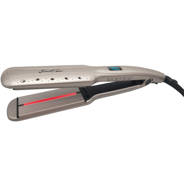 Jose Eber 2" Infrared Wet & Dry Flat Iron, Champagne, Dual Voltage 110-240V, Worldwide