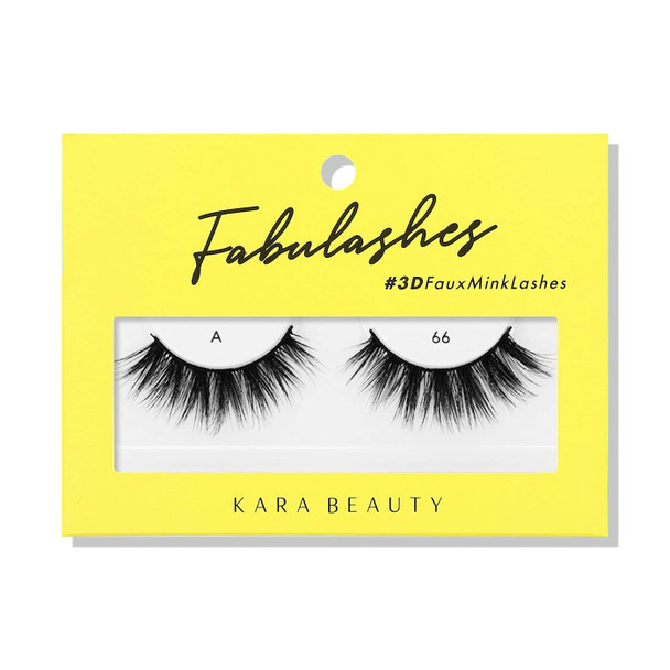 KARA BEAUTY Style A66 FABULASHES 3D Faux Mink Lashes