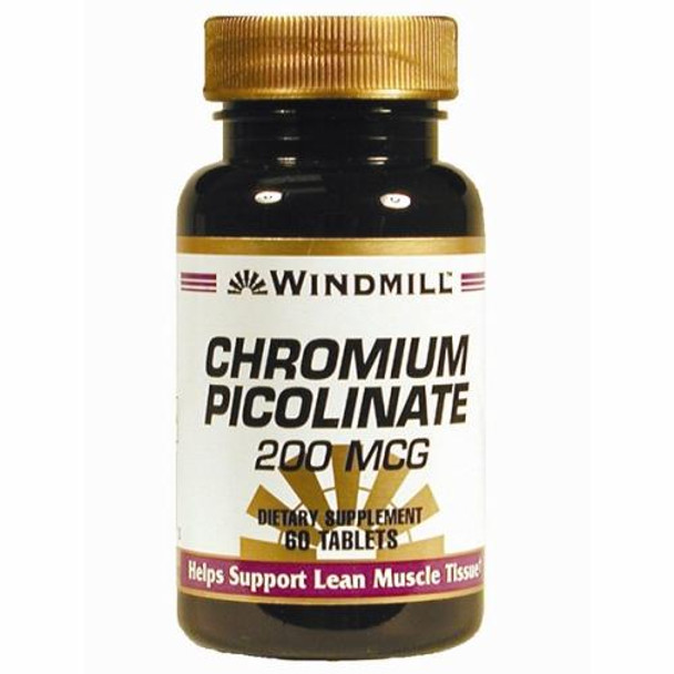 Chromium Picolinate 60 Tabs By Windmill Health Products Chromium Picolinate 60 Tabs By Windmill Health Products