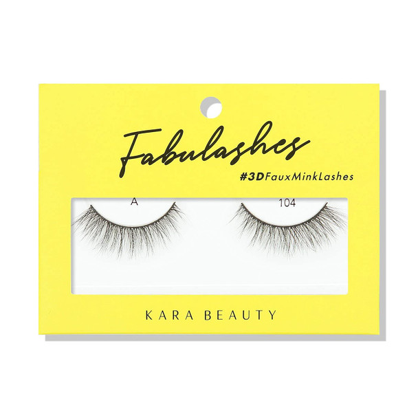 KARA BEAUTY Style A104 FABULASHES 3D Faux Mink Lashes