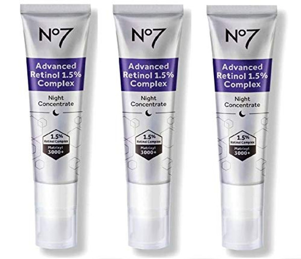 No7 Advanced Retinol 1.5% Complex Night Concentrate (3 pack)