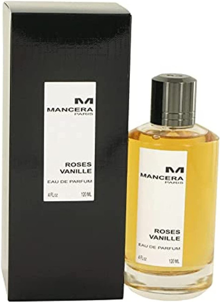 Mancera Roses Vanille Eau de Parfum for Unisex, 120 ml