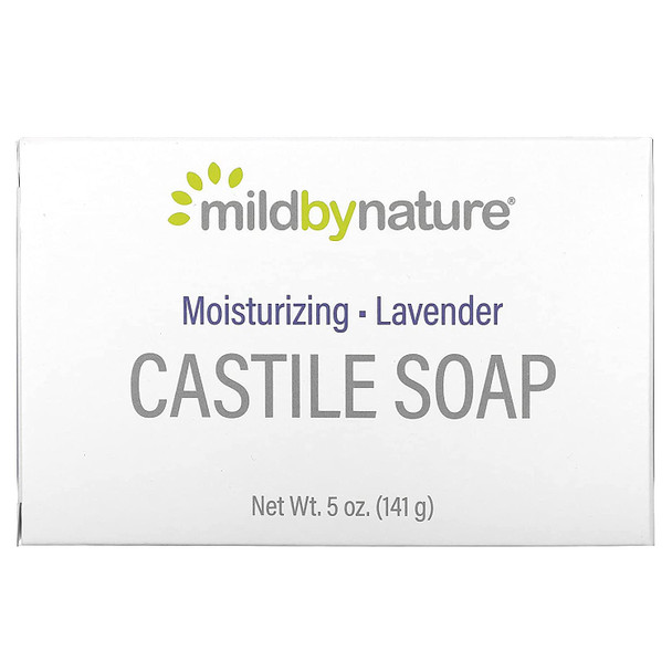 MILD BY NATURE Castile Bar Soap, Lavender, 5 oz (141 g)