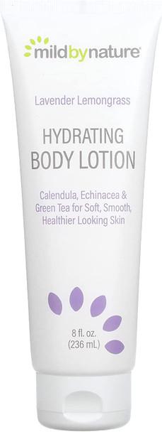 Hydrating Body Lotion, Lavender Lemongrass, 8 fl oz (236 ml), Mild By Nature