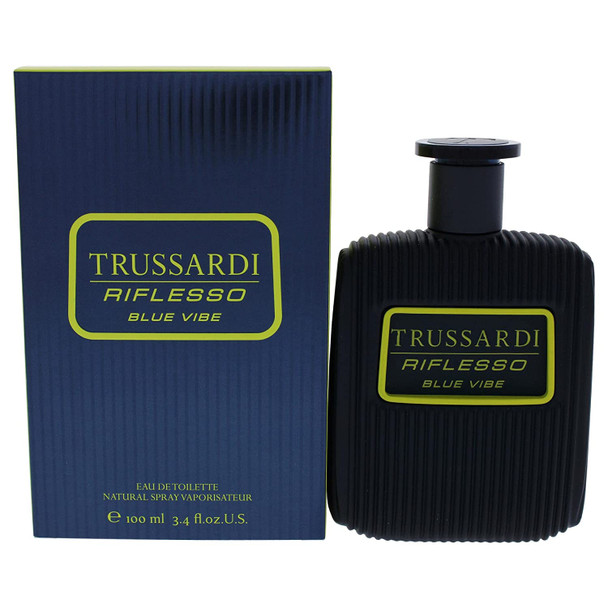 Trussardi Riflesso Blue Vibe Men EDT Spray 3.4 oz