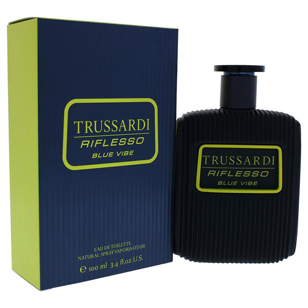 Trussardi Riflesso Blue Vibe Men EDT Spray 3.4 oz