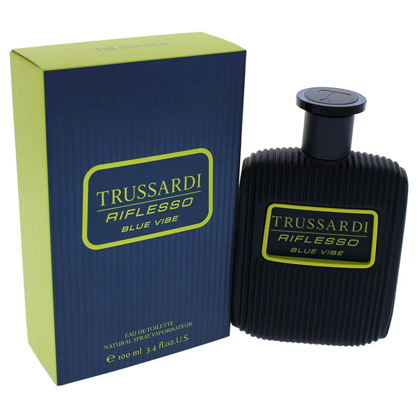 Trussardi Riflesso Blue Vibe Men EDT Spray 3.4 oz