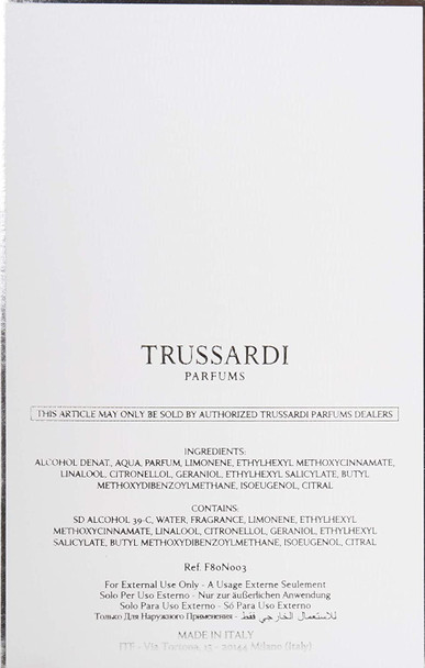 Trussardi Trussardi Donna By Trussardi for Women - 3.4 Oz Edt Spray, 3.4 Oz