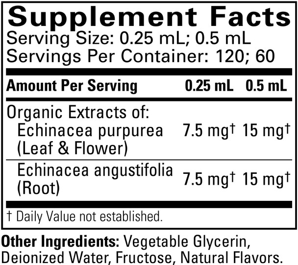 ChildLife Essentials Liquid Echinacea for Kids - Immune Booster for Kids, All-Natural, Gluten-Free, Allergen-Free, Kids Echinacea Drops - Natural Orange Flavor, 1-Ounce Bottle