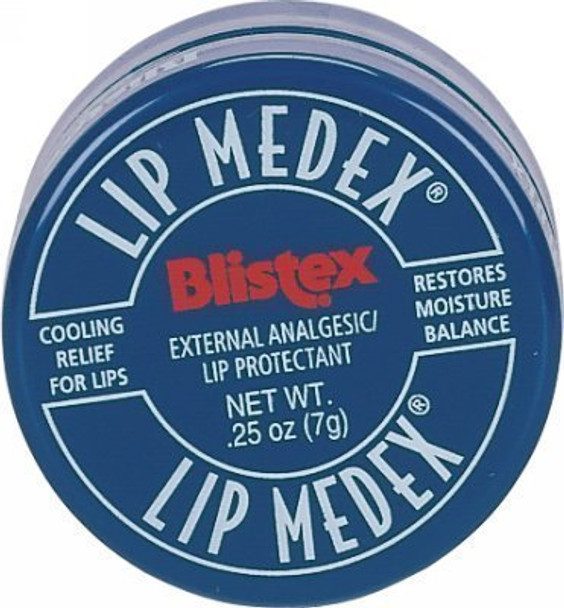 Blistex Lip Medex Lip Protectant In Container - 25 Oz. [12 Pieces] Product  Blistex Lip Medex Lip Protectant. External Analgesic/ Lip Protectant In Container. Offers Cooling Relief For Lips And Restores Moisture Balance. External