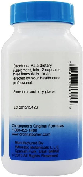 Dr. Christopher's Original Formulas Blood Circulation Formula Capsules, 475mg, 100 Count