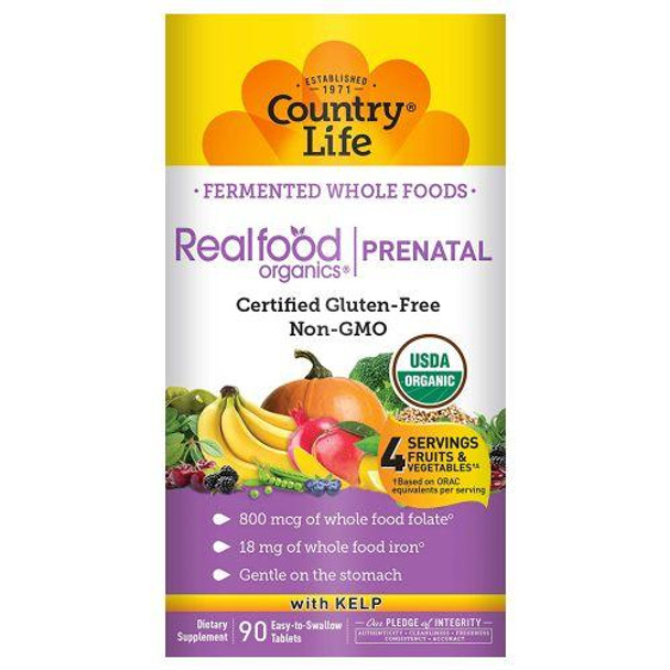 Realfood Organics Prental Daily Nutrition 90 Tabs By Country Life