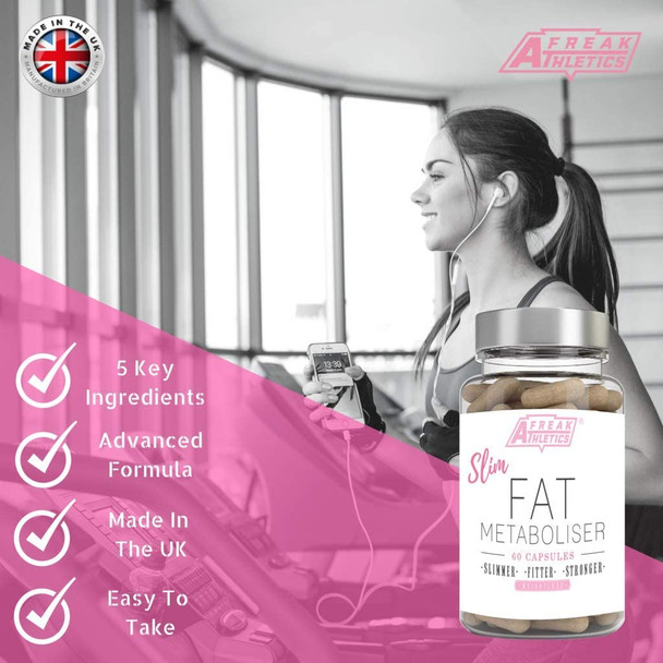 Slim Fat Metaboliser - Fat Burner & Weight Loss Supplement - Fat Burner Tablets Made in The UK