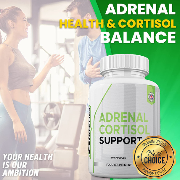 Adrenal & Cortisol Formula - Supplement for Hormone Balance, Stress, & Focus