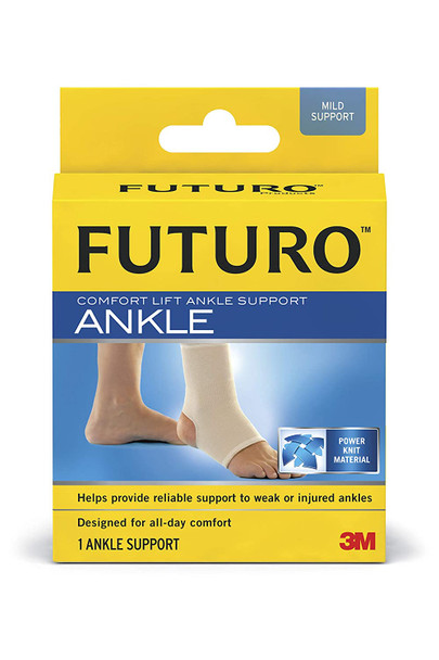 Futuro Comfort Lift Ankle Support, Medium Pull On Left or Right Foot, 76582EN - Sold by: Pack of ONE