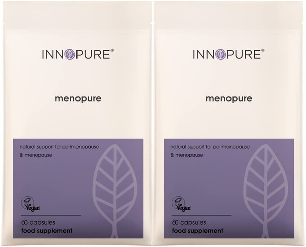 INNOPURE Menopause Perimenopause Supplement (4 Month Supply) Vitamins, Minerals and Botanicals Including Sage Leaf, Red Clover, Milk Thistle, Wild Yam, Maca Root and Soothing Lavender