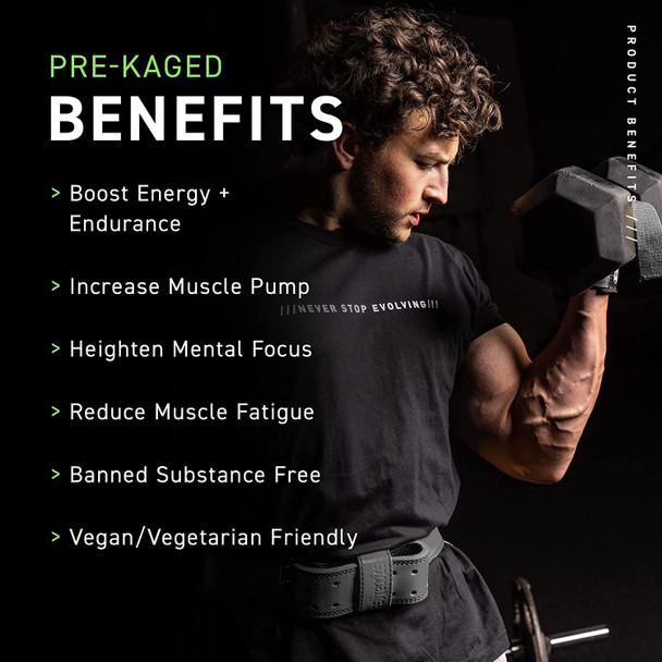 Kaged Muscle Pre Workout Powder Preworkout for Men & Pre Workout Women, Delivers Intense Workout Energy, Focus & Pumps; Supplements, Cherry Bomb, Natural Flavors