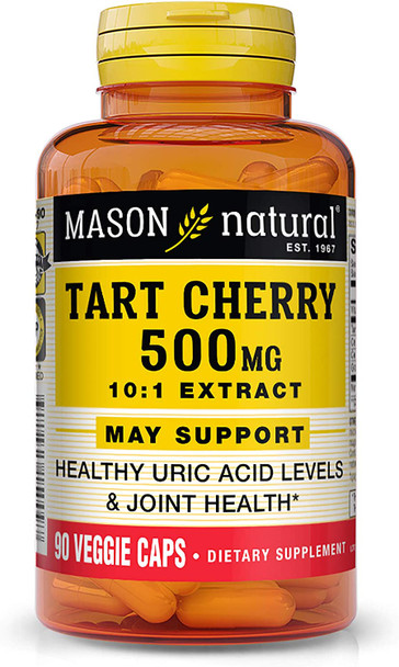 Tart Cherry Vegetable Capsules, 1000 Mg, 90 Count