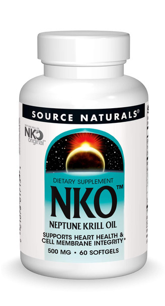 Source Naturals Nko Neptune Krill Oil 500Mg - 60 Softgels