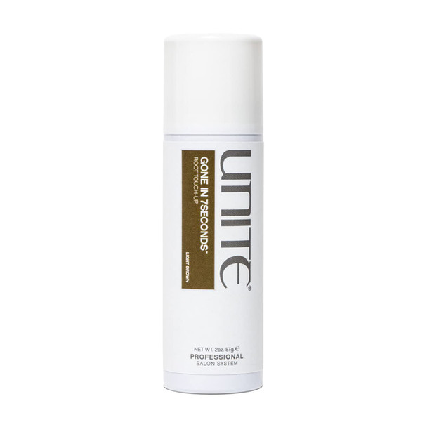 UNITE Hair Gone in 7SECONDS Root Touch Up Light Brown, Light Brown, 2 oz.