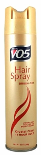 Vo5 Hair Spray Brush Out Crystal Clear, 14 Hour Hold 8.5 Ounce